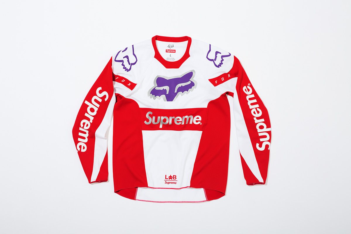 Fox x supreme jersey best sale