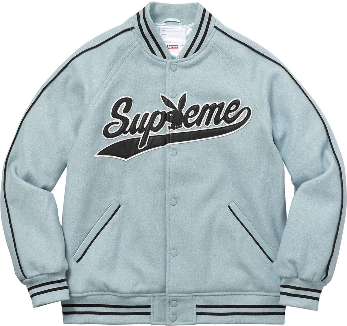 Supreme Playboy Wool Varsity Jacket Supreme