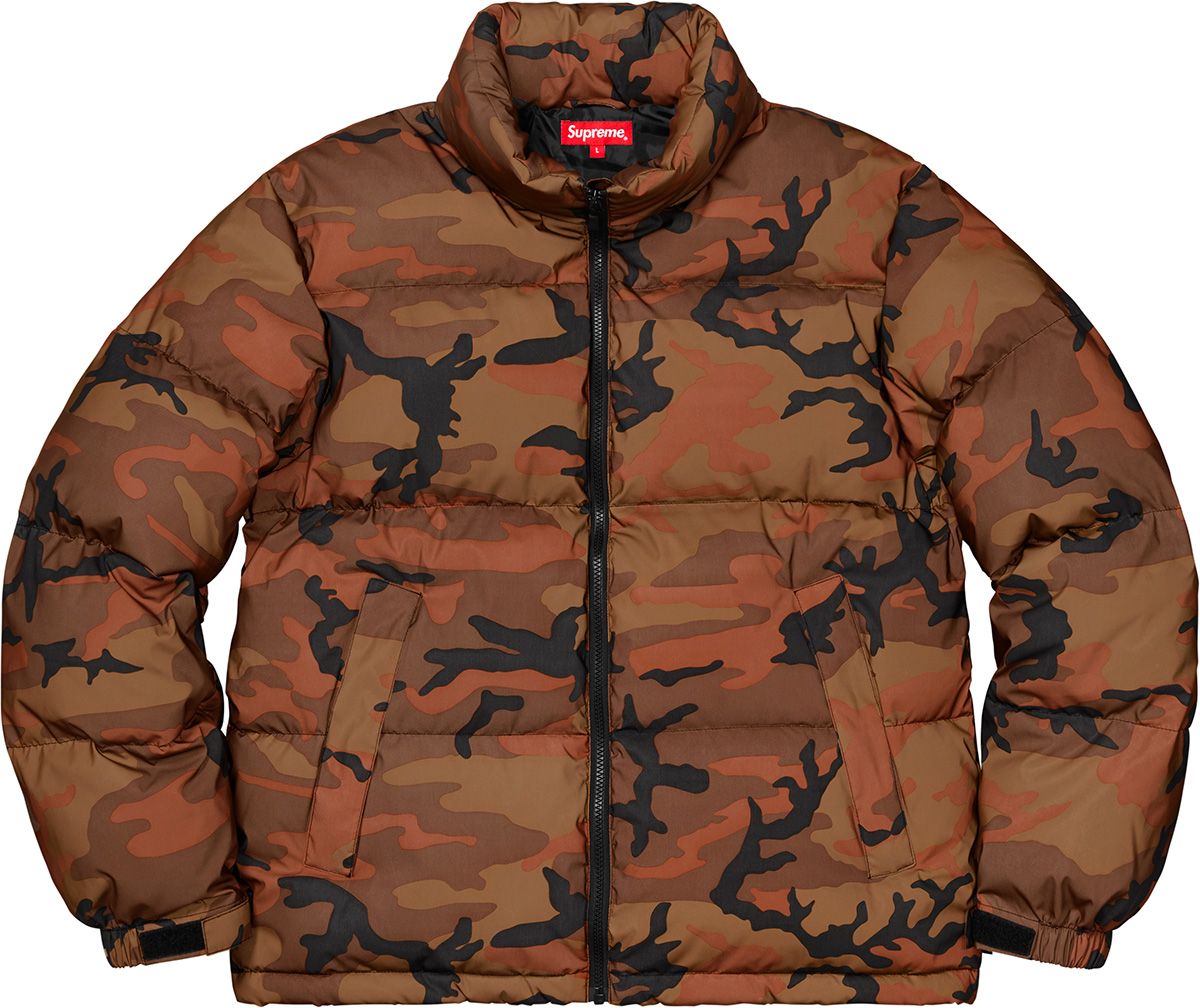 Reflective Camo Down Jacket – Supreme