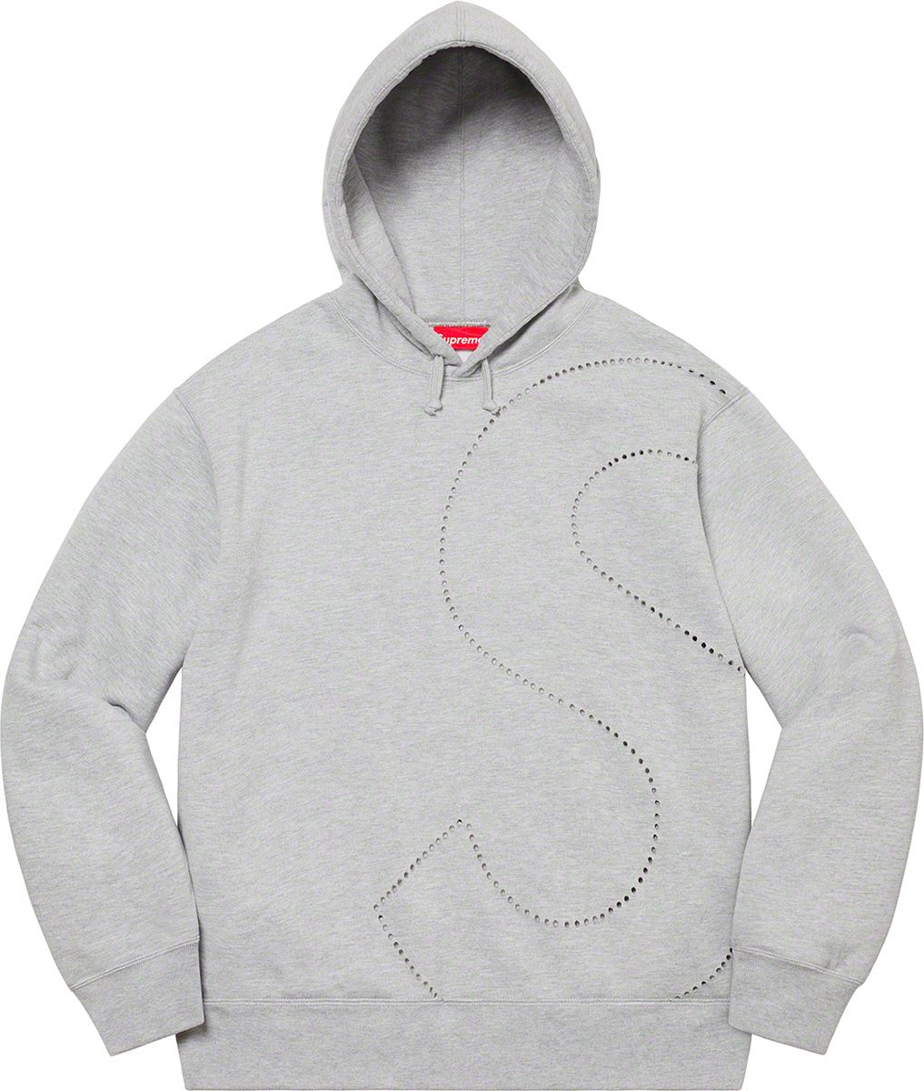 Laser Cut S Logo Hooded Sweatshirt – Supreme