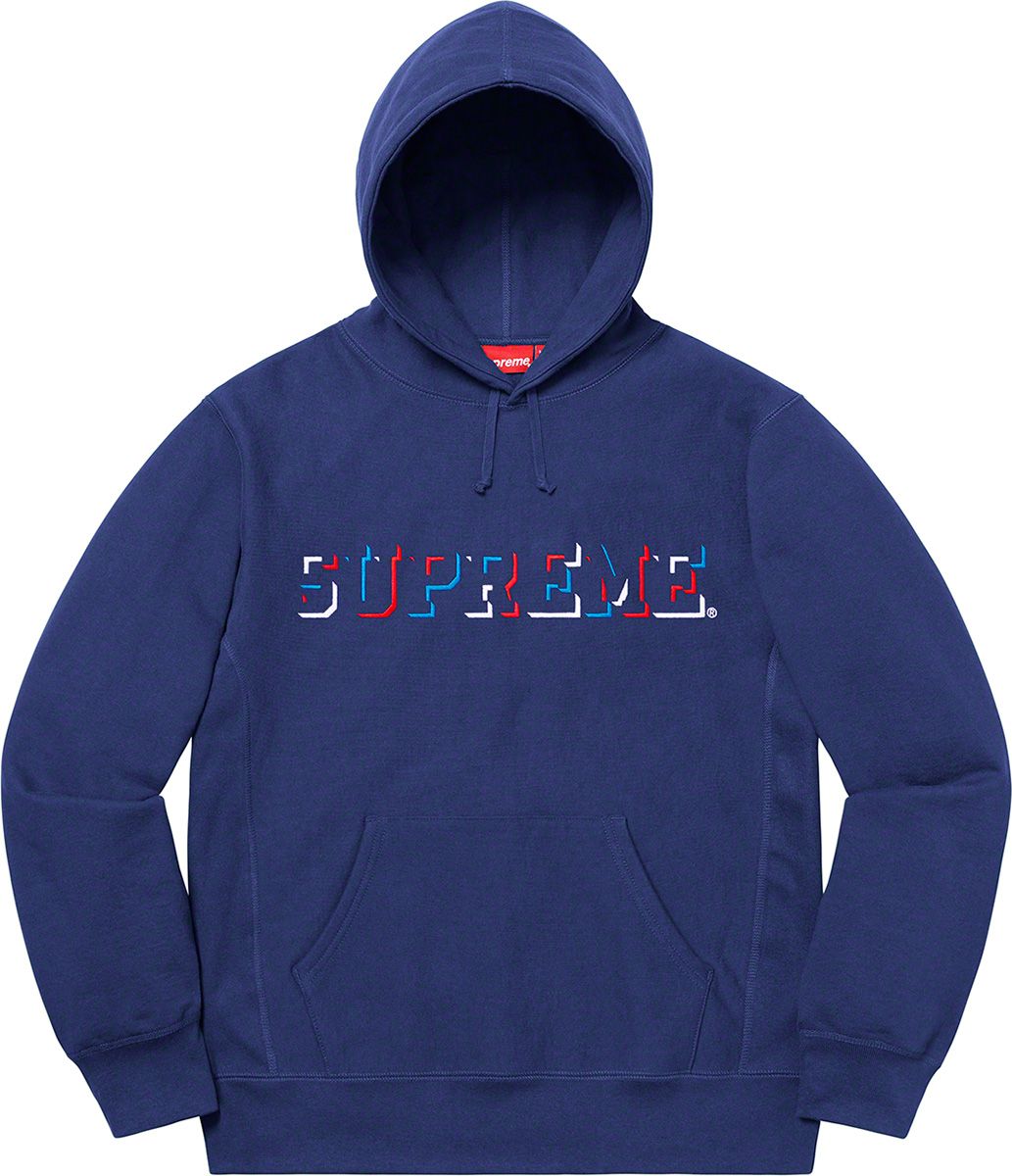 Drop Shadow Hooded Sweatshirt – Supreme