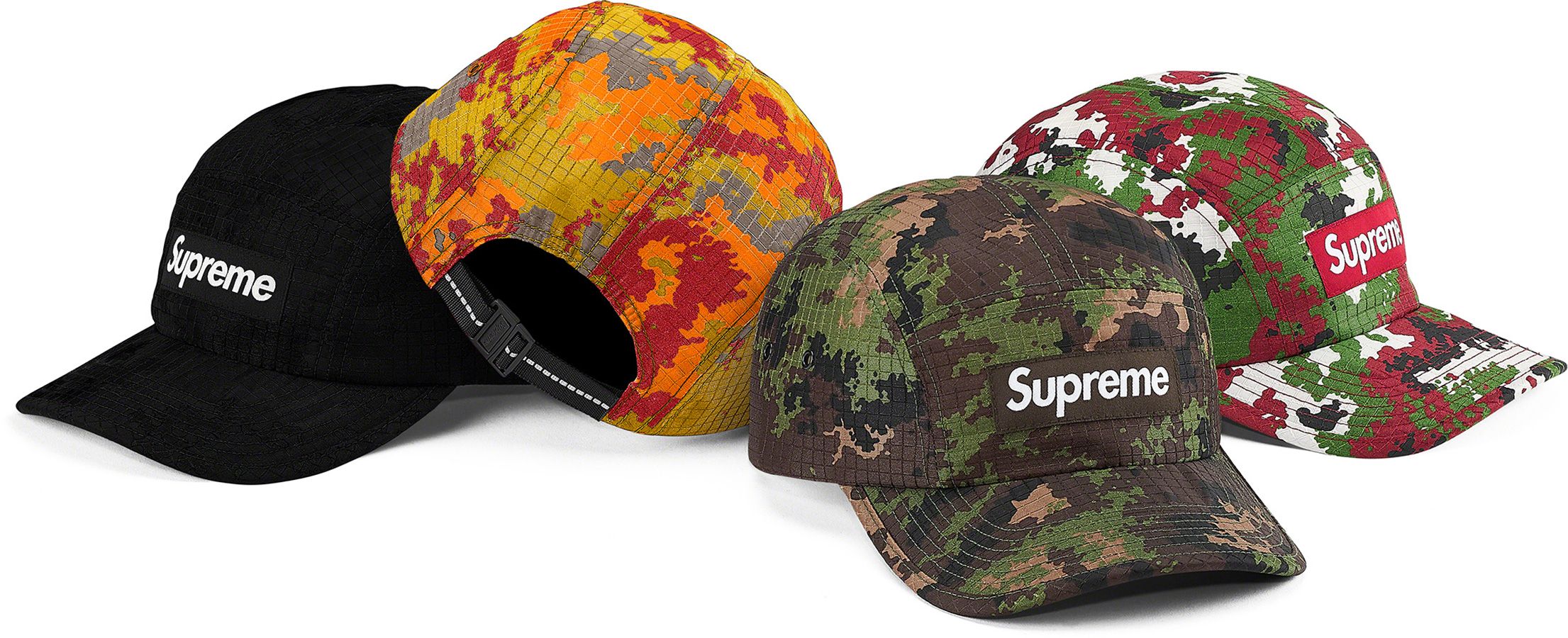 Camo Ripstop Camp Cap – Supreme