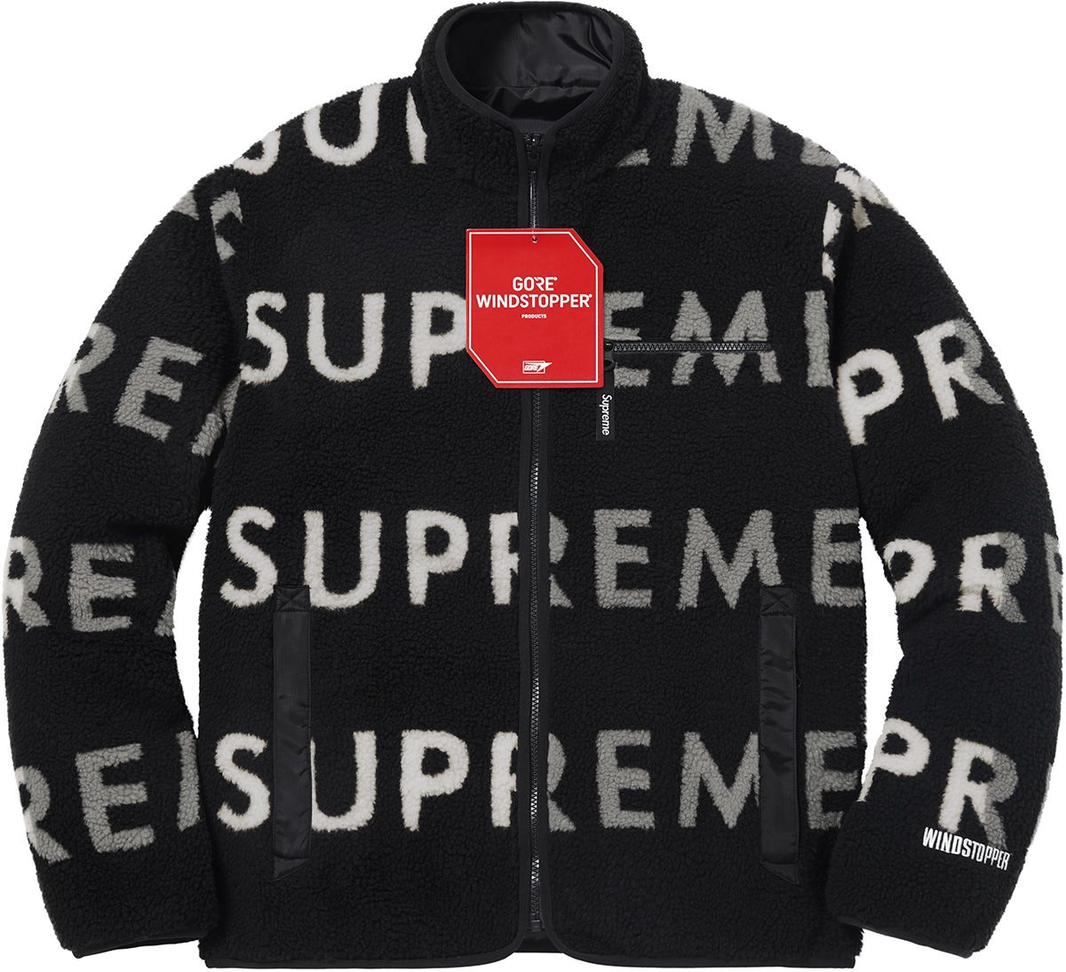 Reversible Logo Fleece Jacket – Supreme