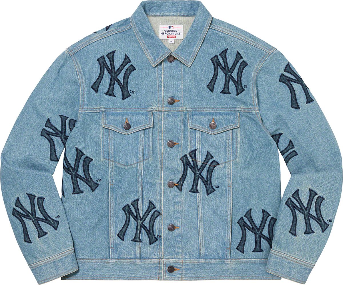 Supreme®/New York Yankees™ Denim Trucker Jacket – Supreme