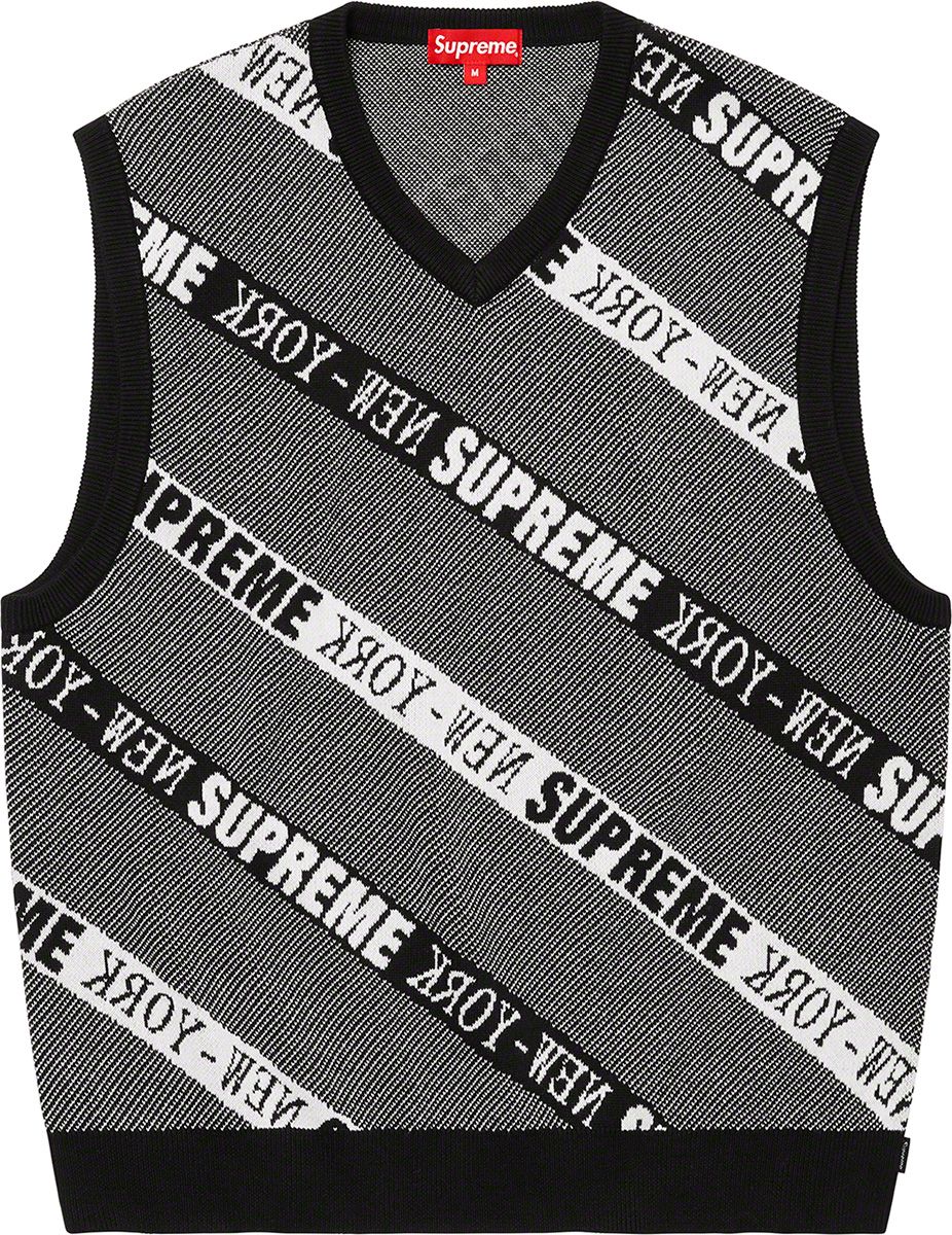 Stripe Sweater Vest – Supreme