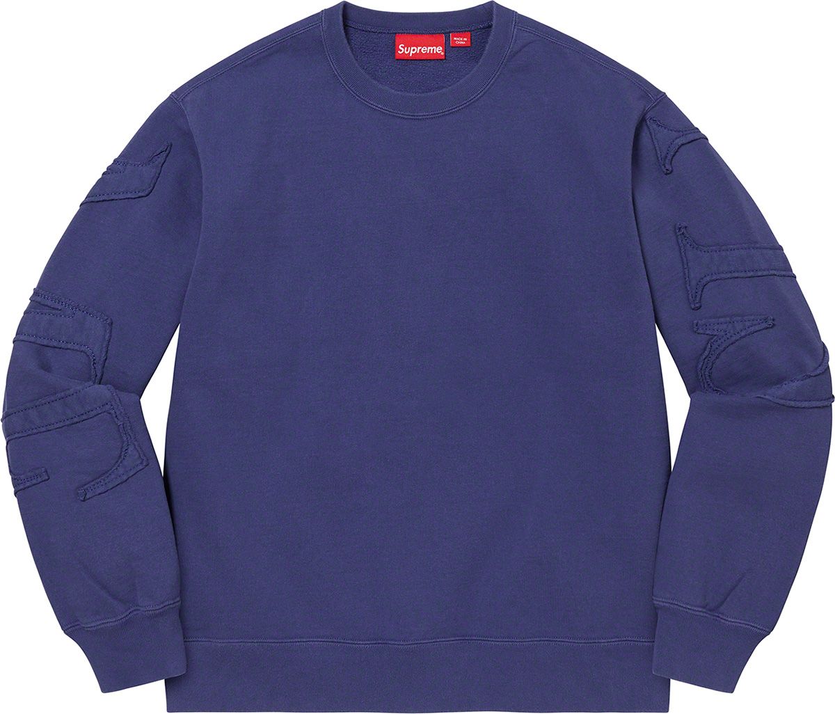 Tonal Appliqué Crewneck – Supreme