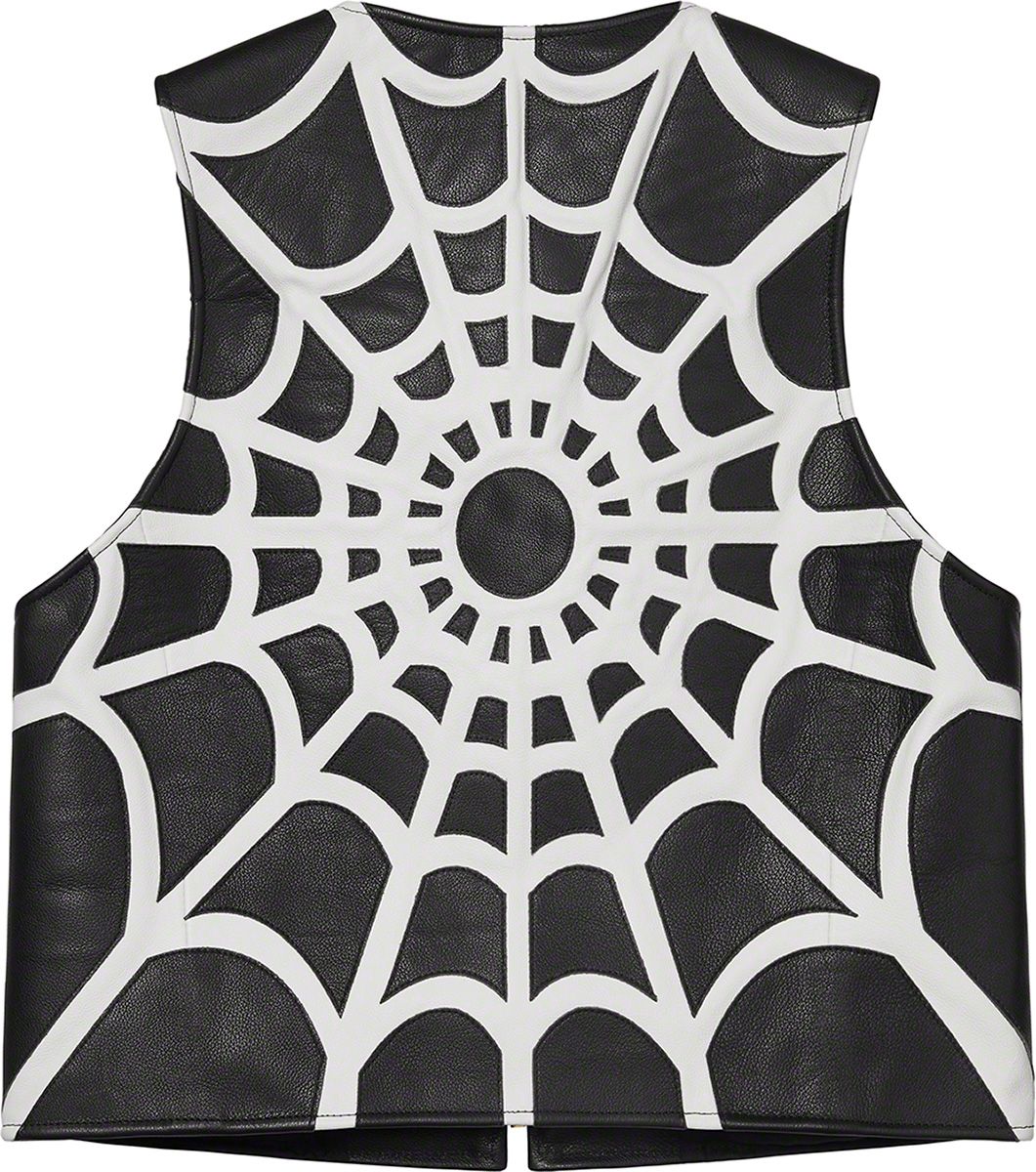 Supreme®/Vanson Leathers® Spider Web Vest – Supreme