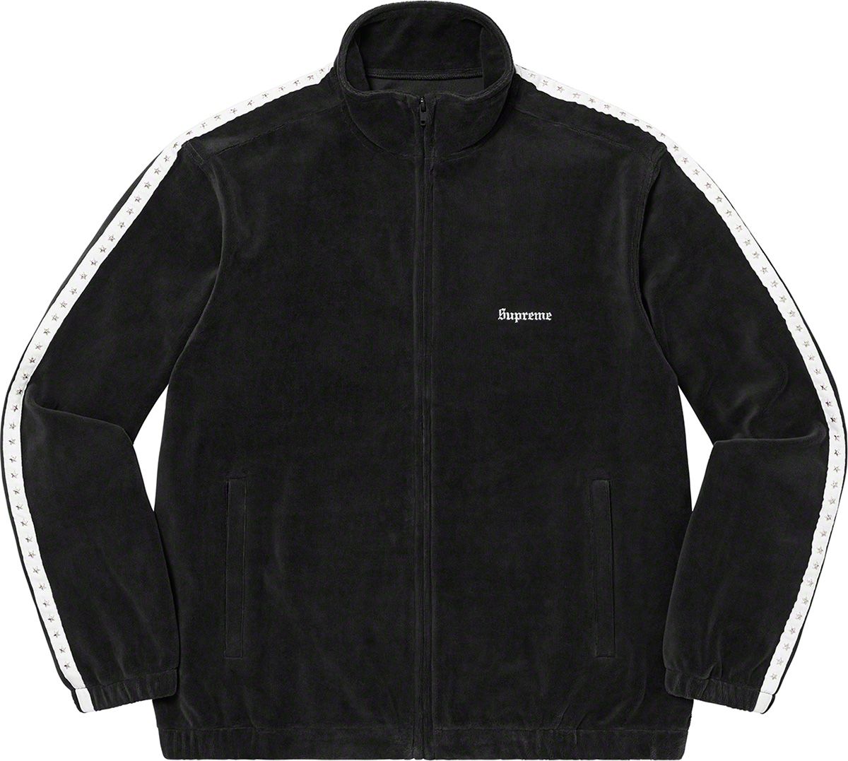 Studded Velour Track Jacket – Supreme