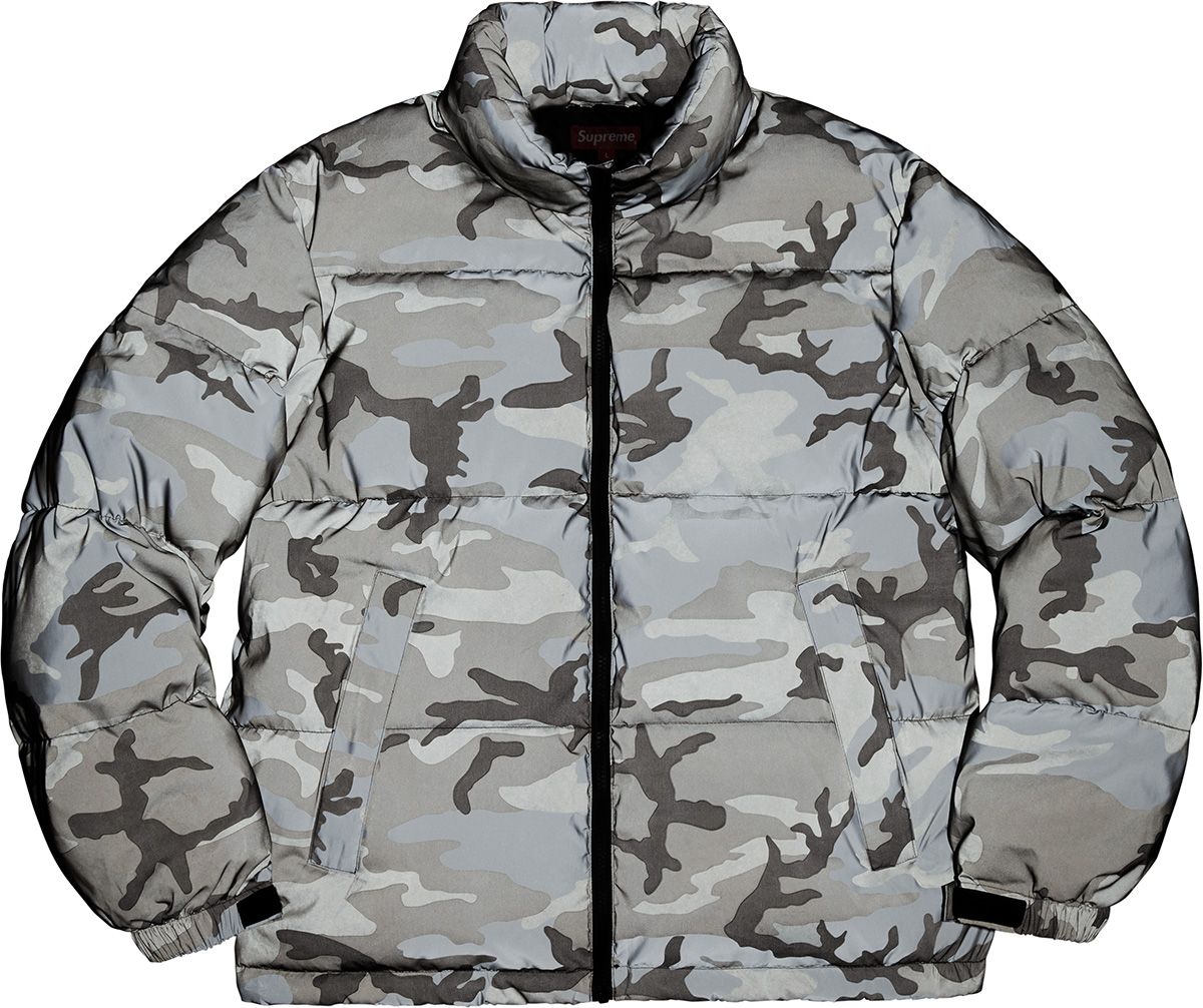 Reflective Camo Down Jacket – Supreme