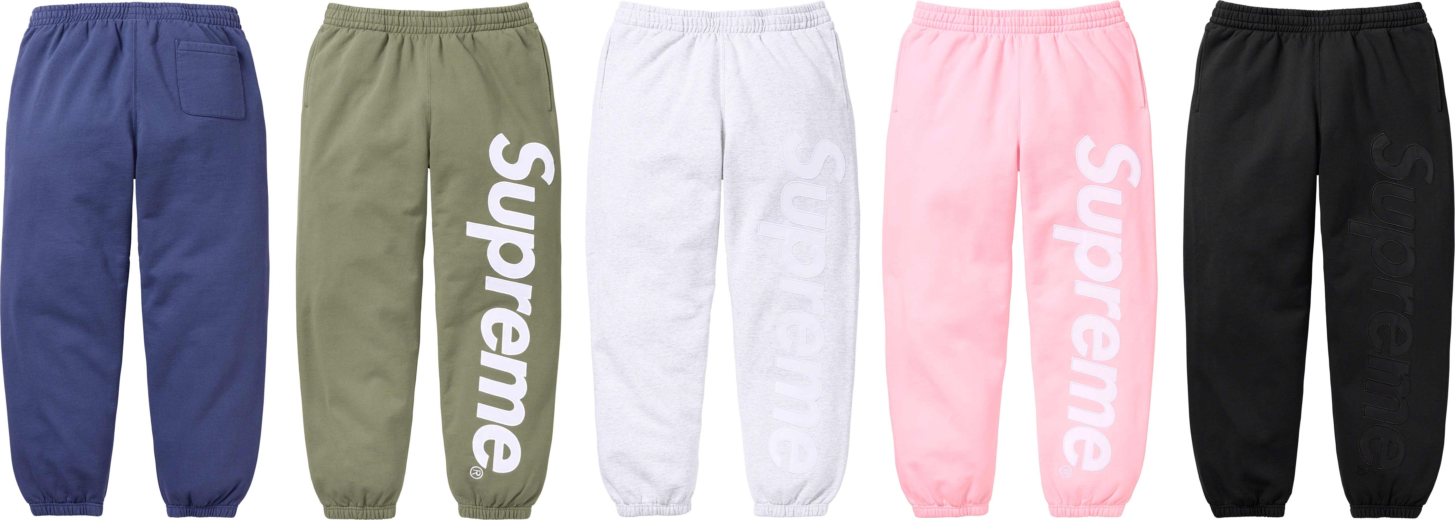 Satin Appliqué Sweatpant – Supreme