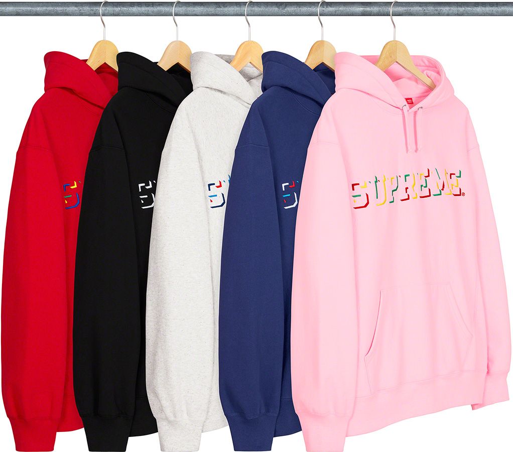 Drop Shadow Hooded Sweatshirt – Supreme