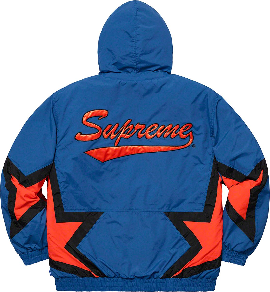 Supreme stars puffy jacket black online