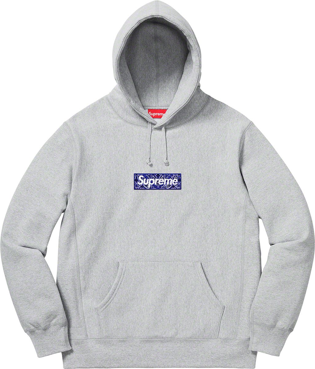 Bandana box logo hoodie supreme hotsell