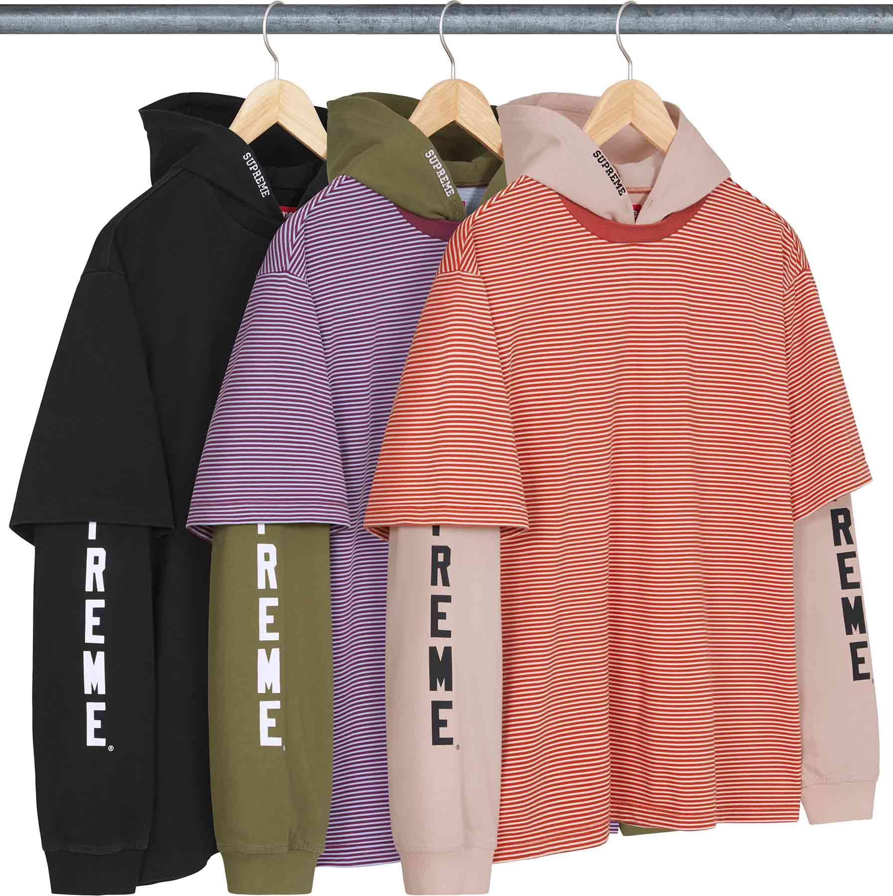 Layered Hooded L/S Top – Supreme