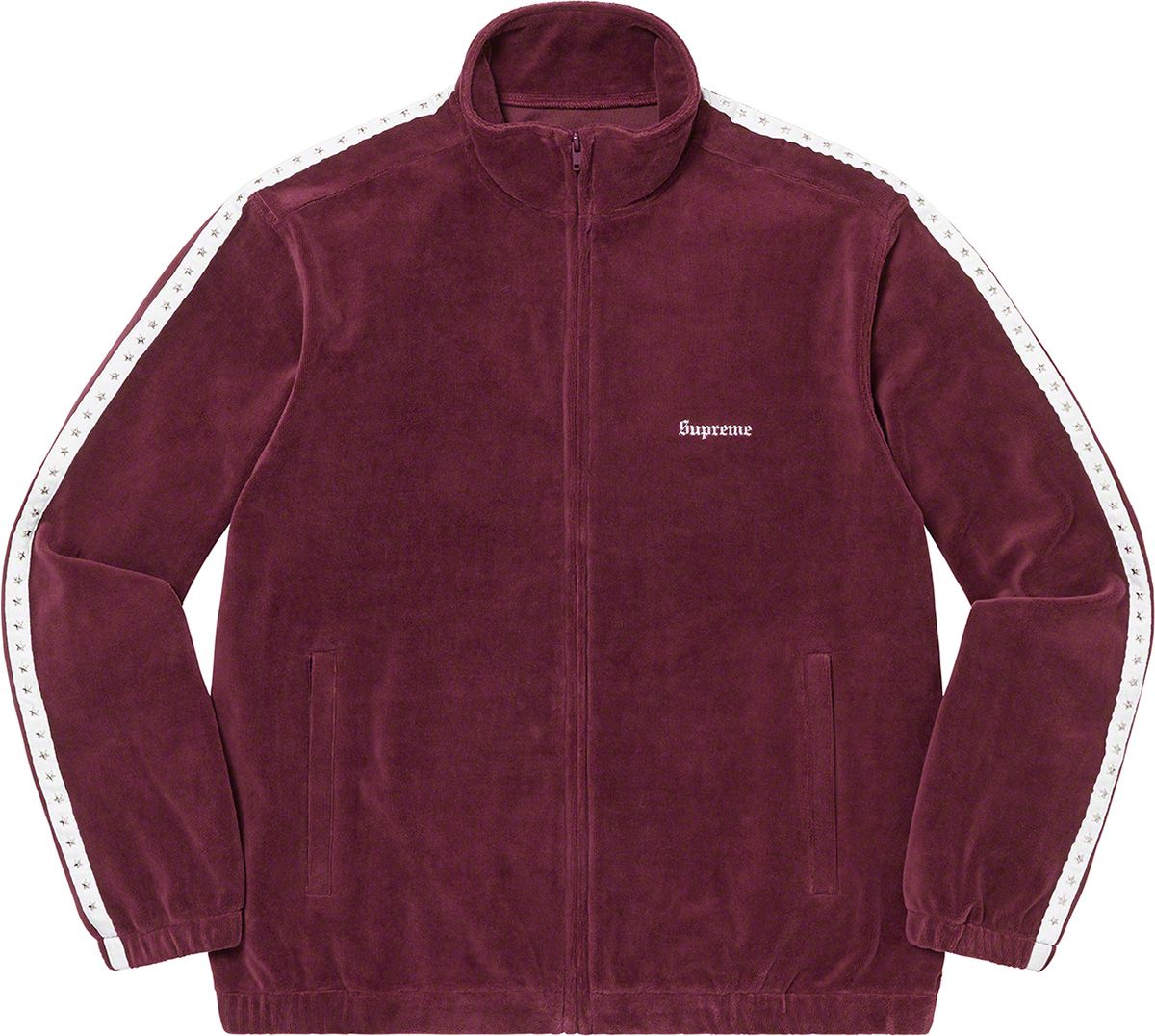 Studded Velour Track Jacket – Supreme