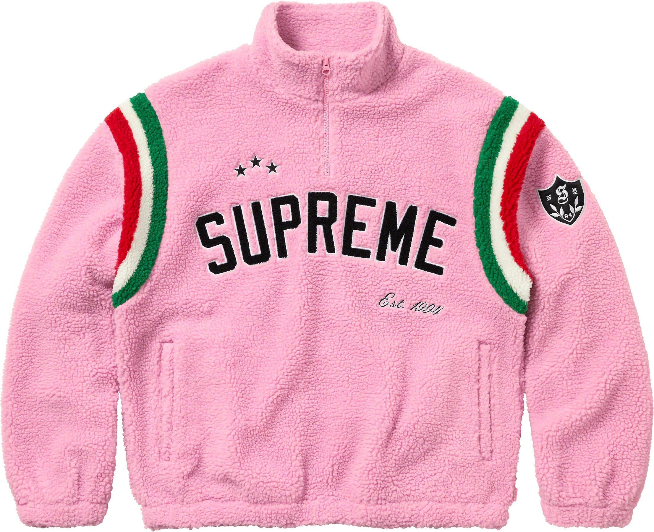 Arc Half Zip Fleece Pullover – Supreme