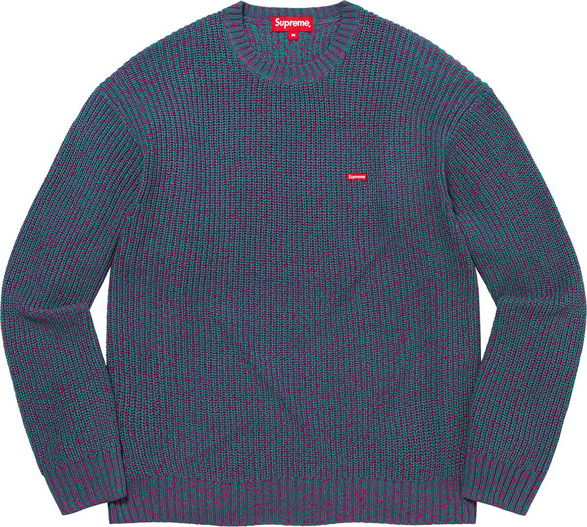 Mélange Rib Knit Sweater – Supreme