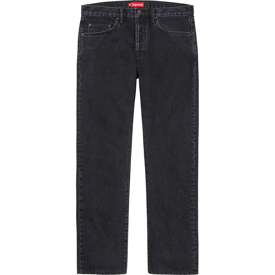 Stone Washed Black Slim Jean – Supreme