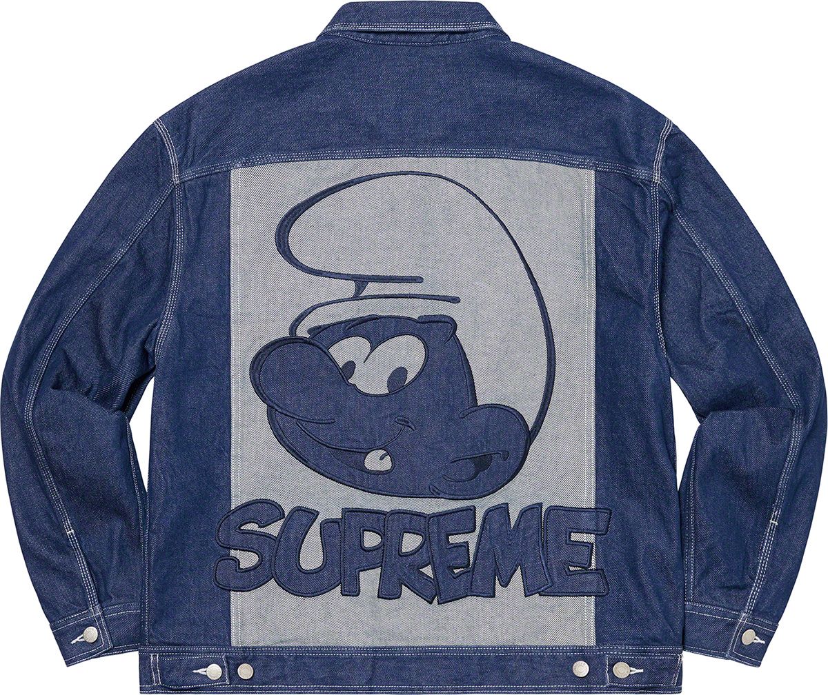 Supreme®/Smurfs™ Denim Trucker Jacket – Supreme