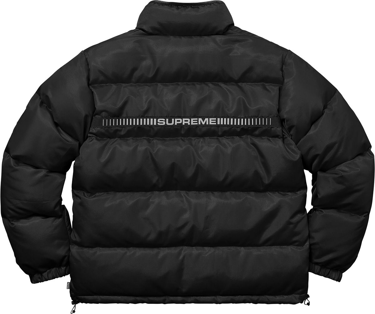 Reflective Sleeve Logo Puffy Jacket – Supreme