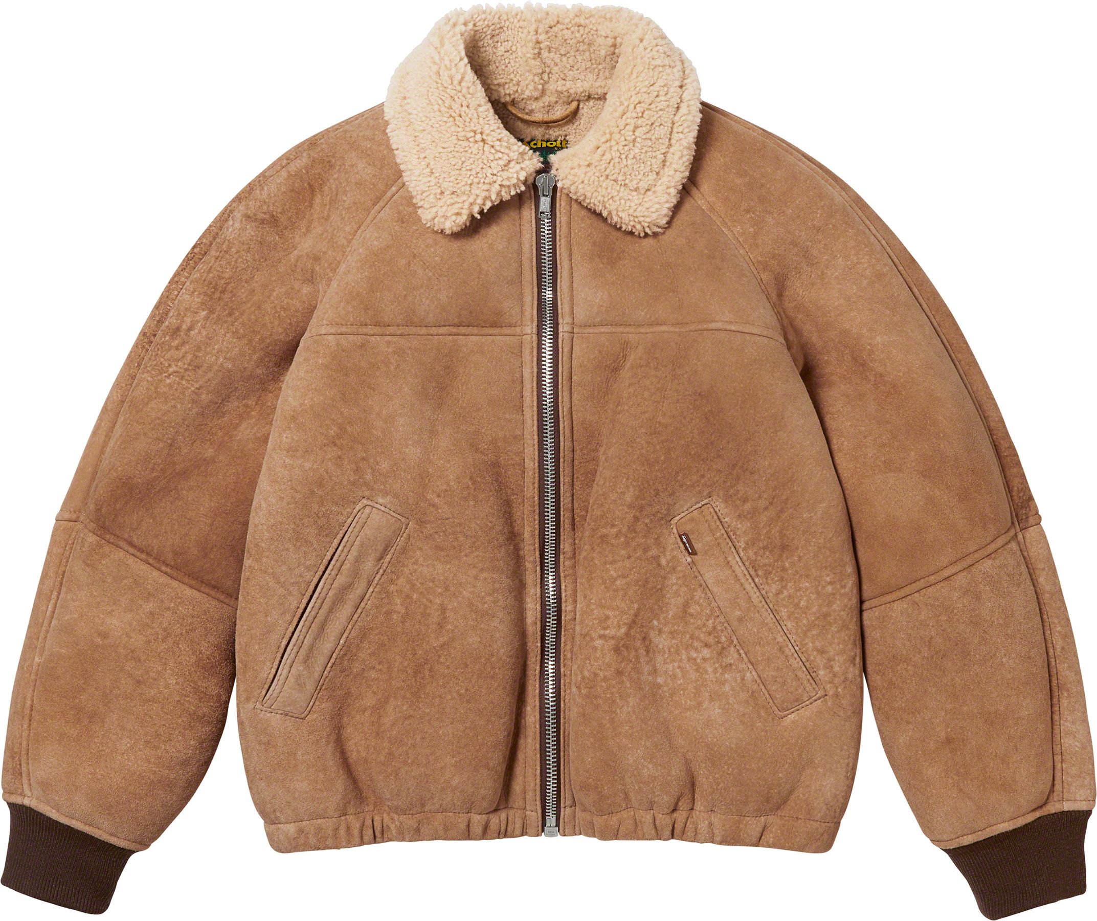 Supreme®/Schott® Shearling Bomber Jacket – Supreme