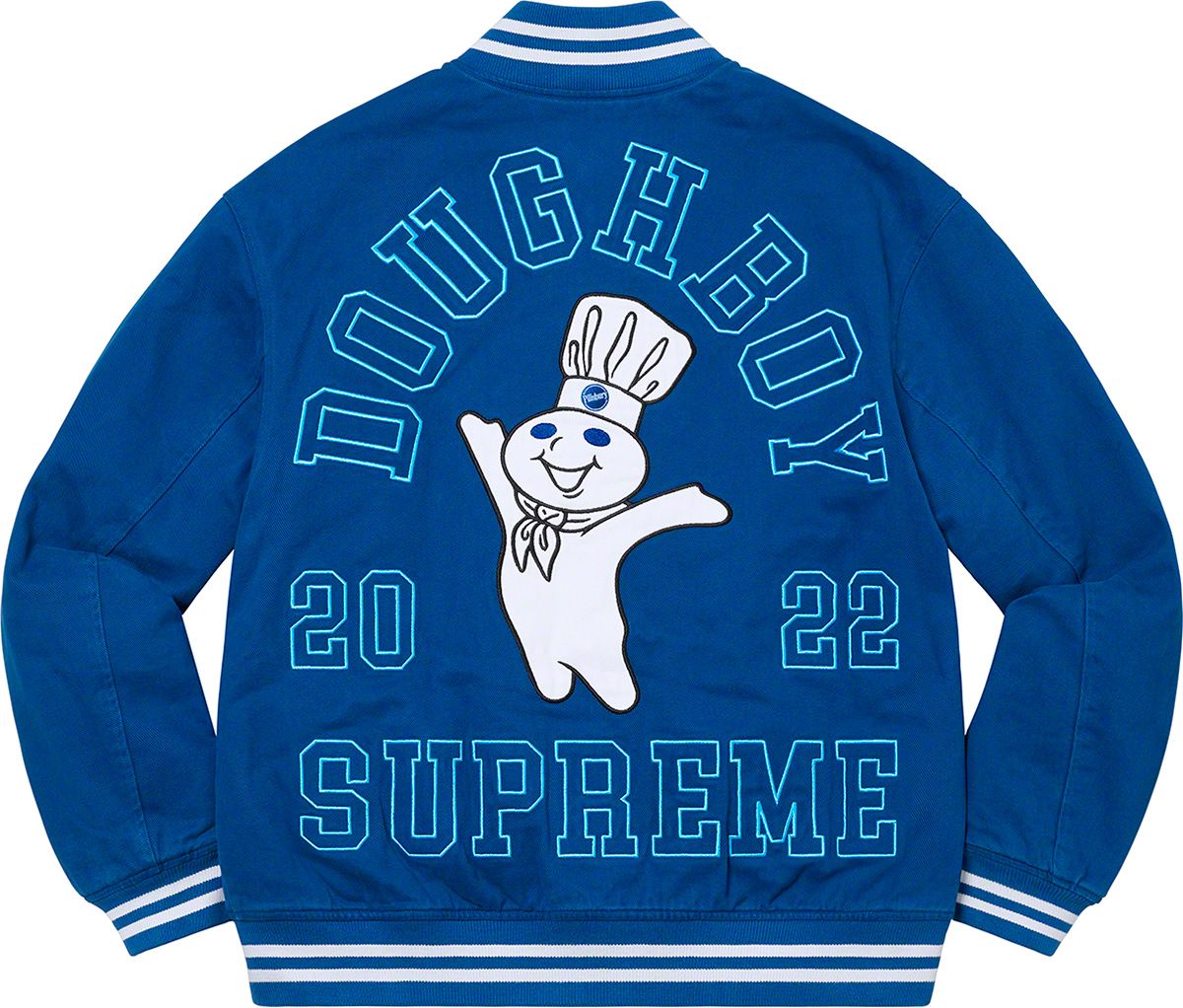 Supreme®/Mitchell & Ness® Doughboy Twill Varsity Jacket – Supreme