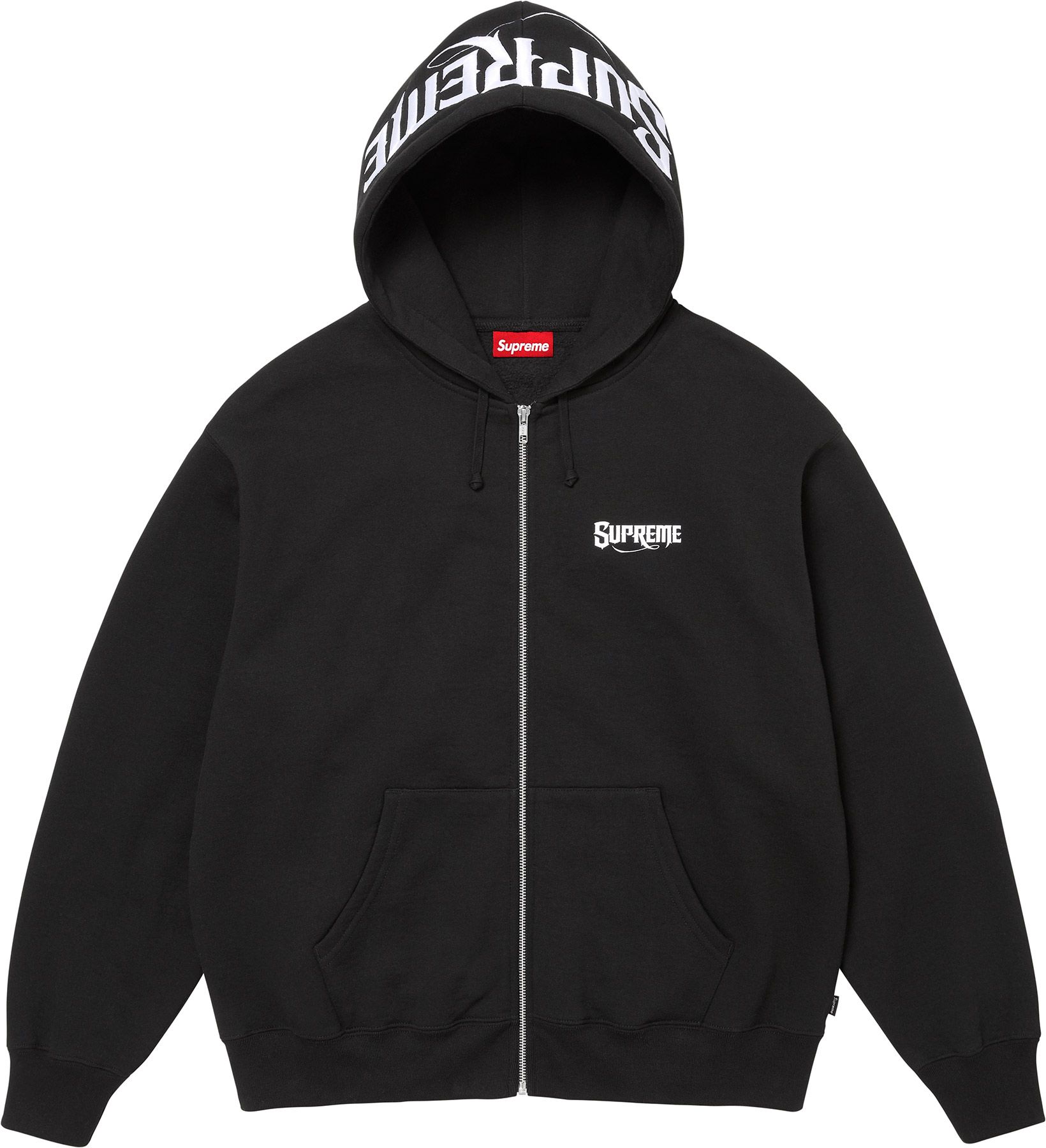 Supreme zip up hotsell hoodie