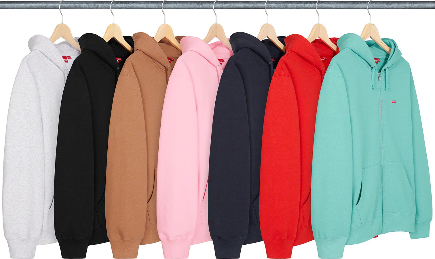 Small Box Zip Up Hooded Sweatshirt – Supreme