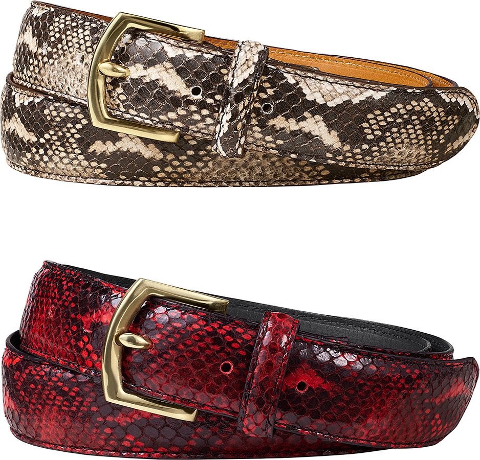 Faux Snakeskin Belt – Supreme