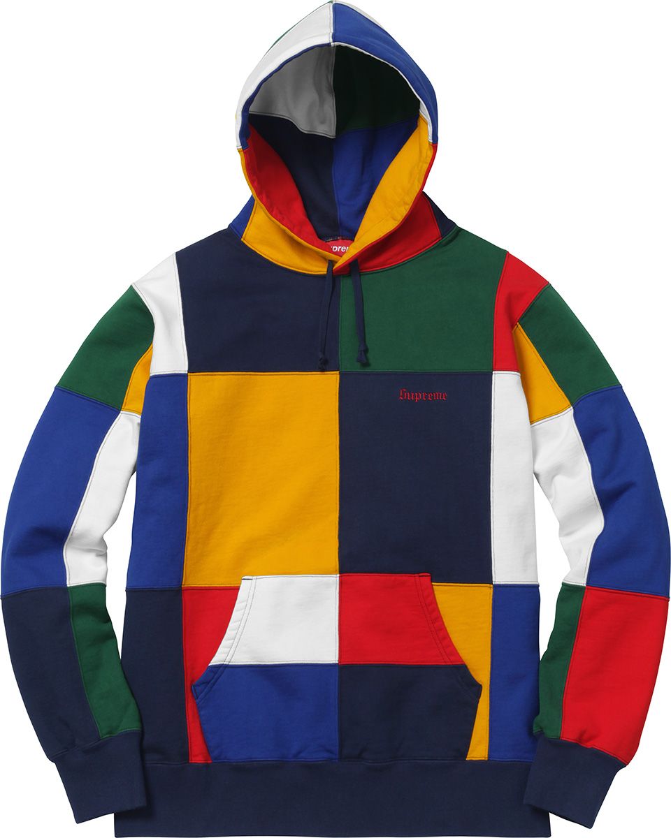 Patchwork Hooded Sweatshirt – Supreme