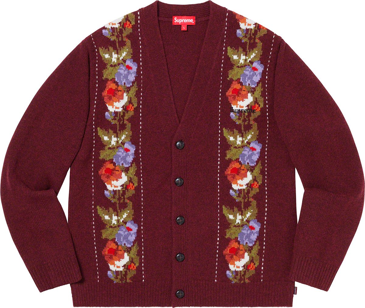 Floral Stripe Cardigan – Supreme