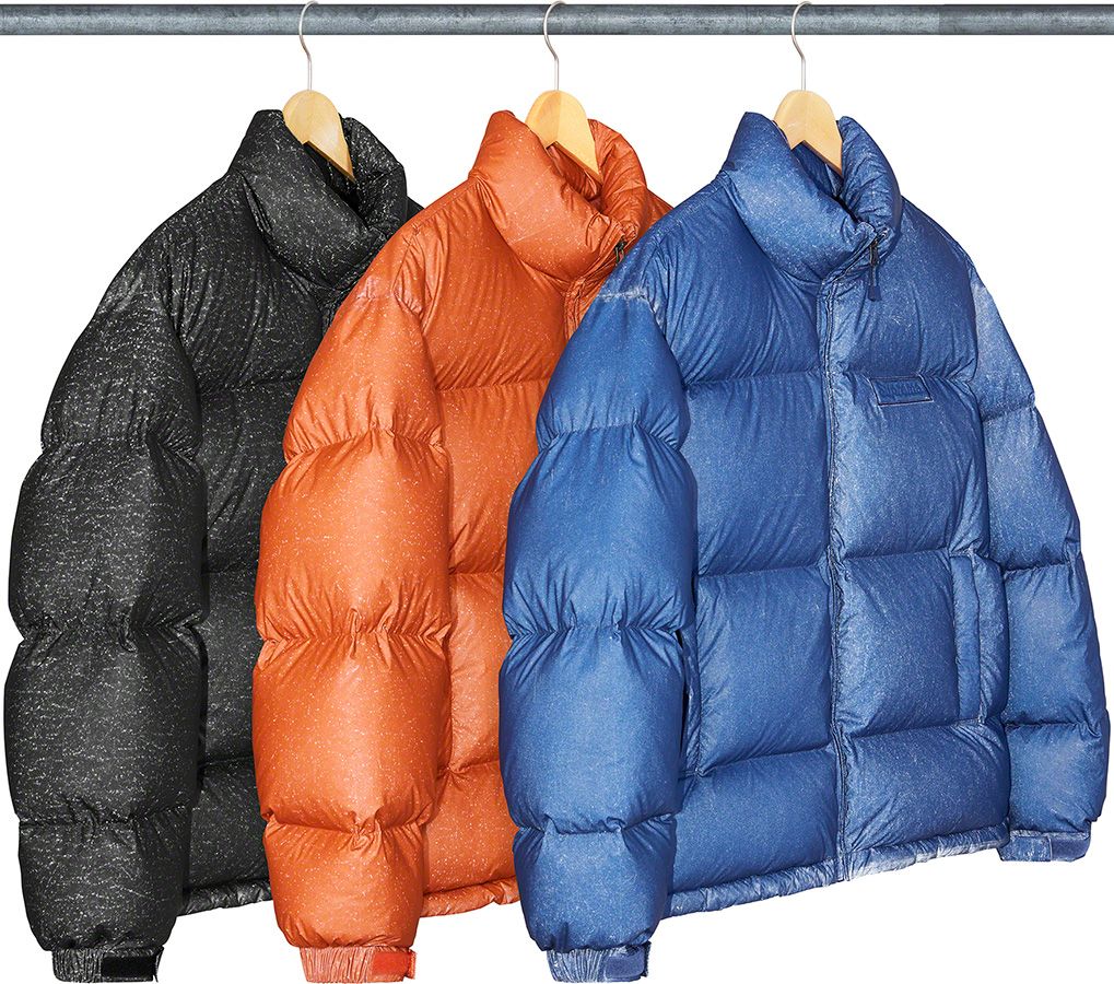 Reflective Speckled Down Jacket – Supreme