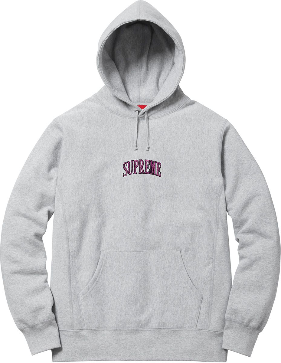 Glitter Arc Hooded Sweatshirt – Supreme