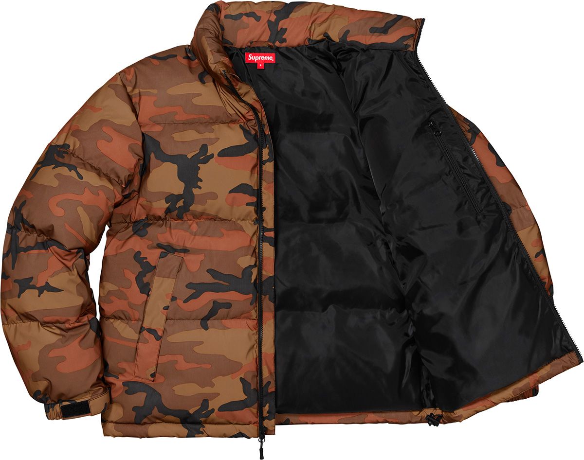 Reflective Camo Down Jacket – Supreme