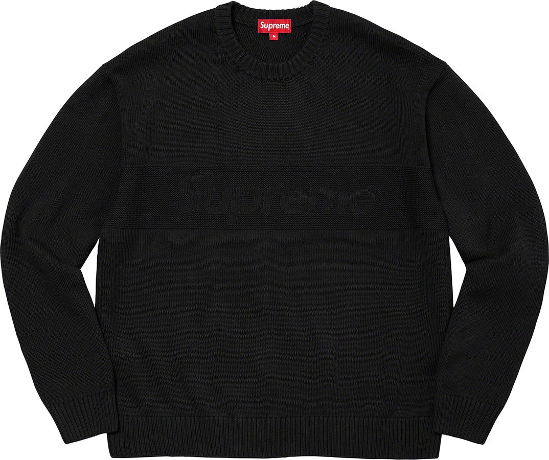 Tonal Paneled Sweater – Supreme