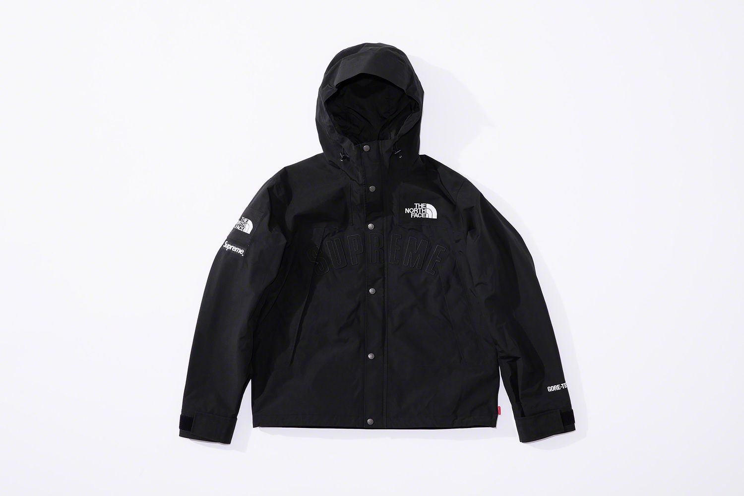 Supreme the north face arc logo mountain parka black on sale