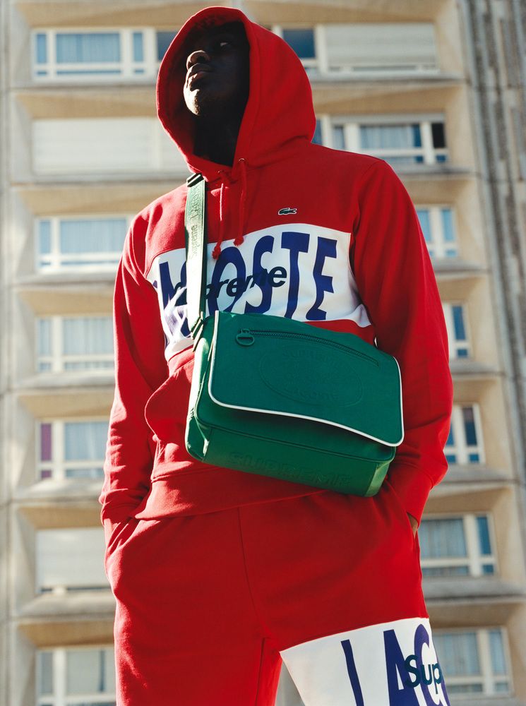 Hoodie supreme x lacoste hotsell