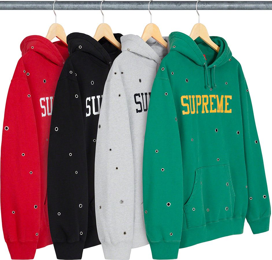 Eyelet Hooded Sweatshirt Supreme