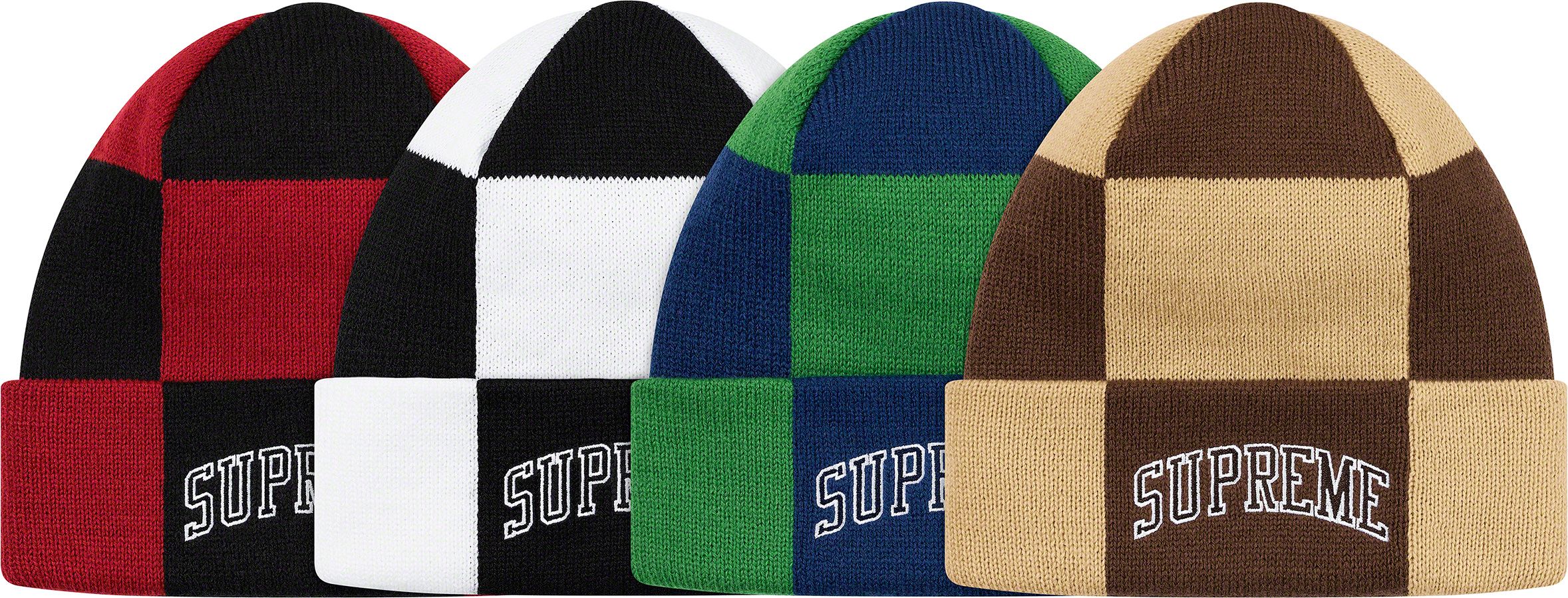 Checkerboard Beanie – Supreme