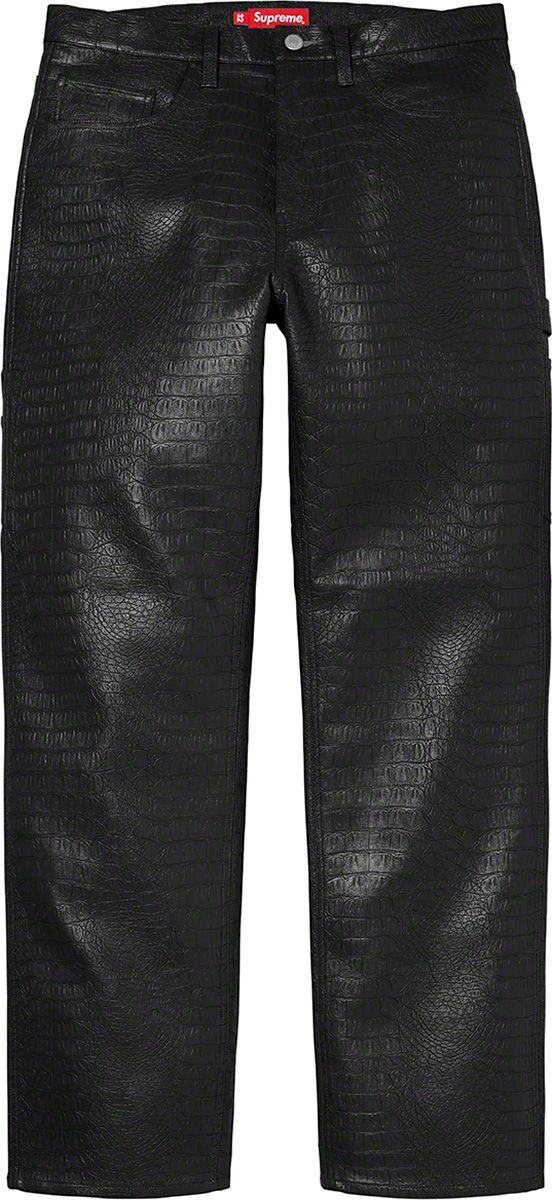 Faux Croc Painter Pant – Supreme