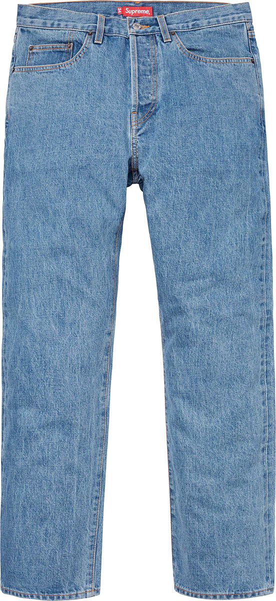 Stone Washed Black Slim Jean – Supreme