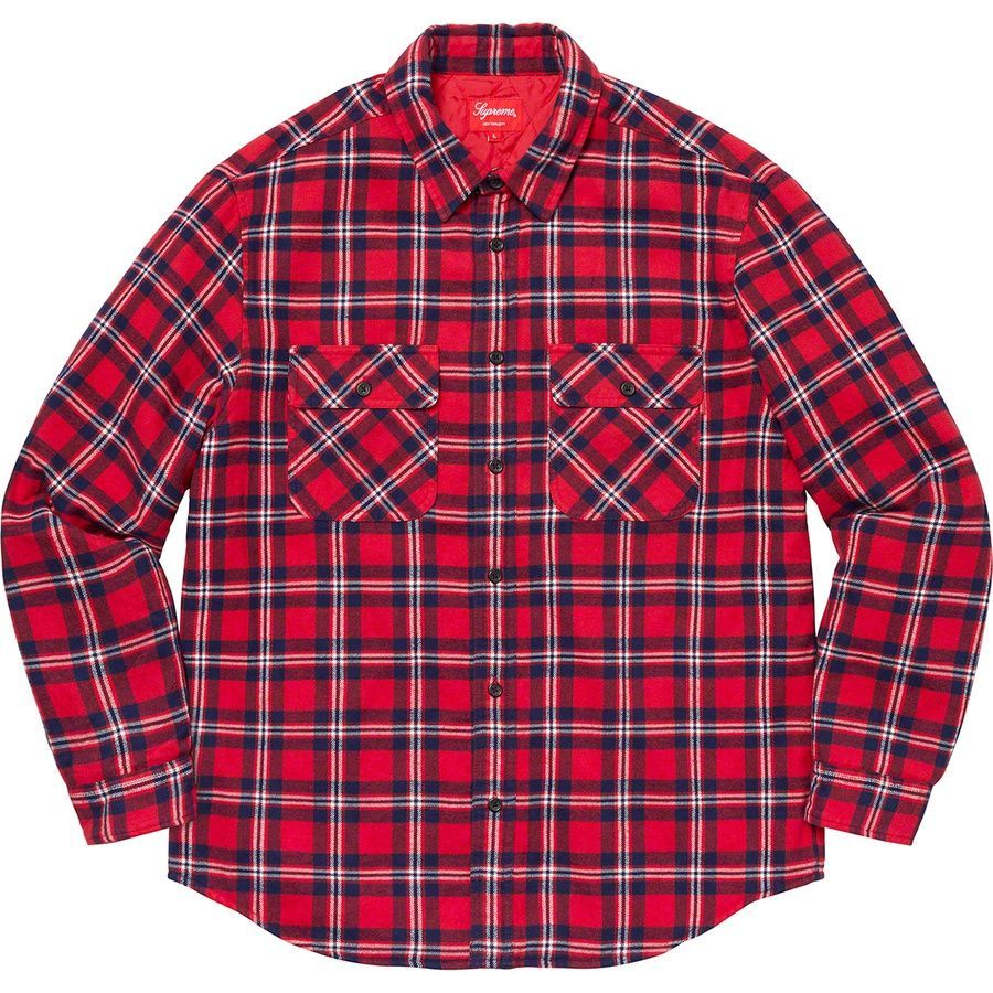 Arc Logo Quilted Flannel Shirt – Supreme