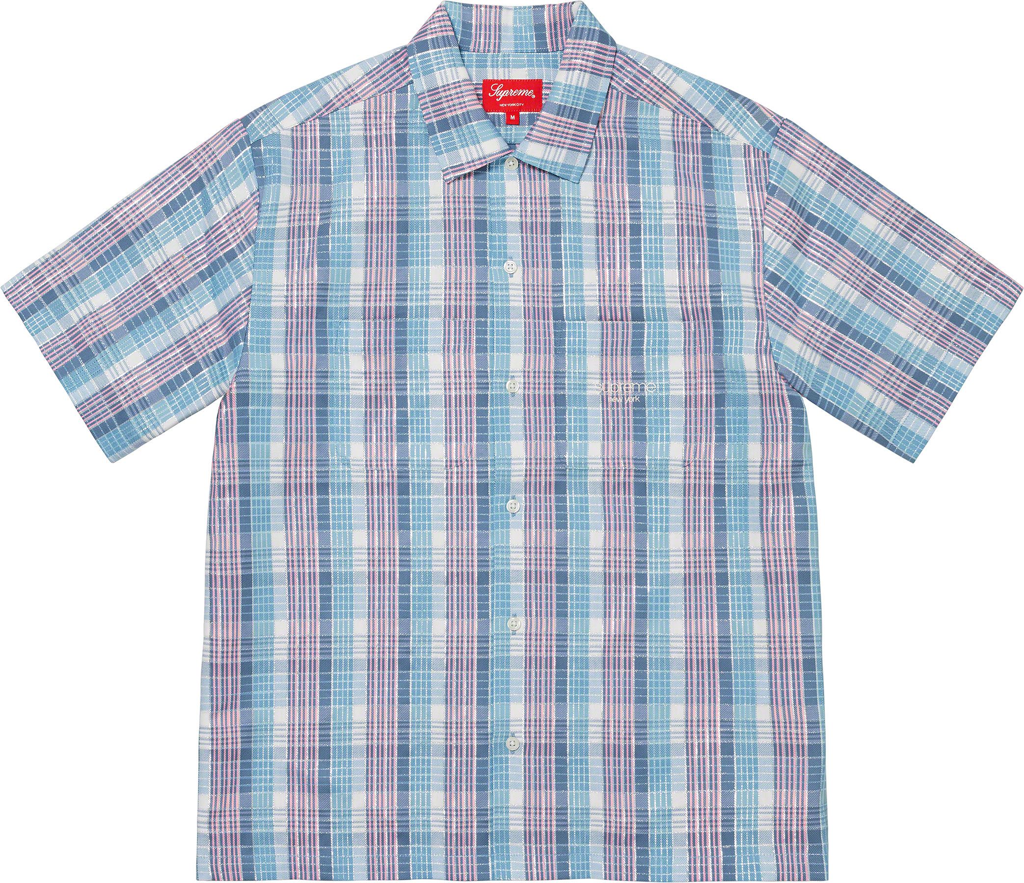 Metallic Plaid S/S Shirt – Supreme