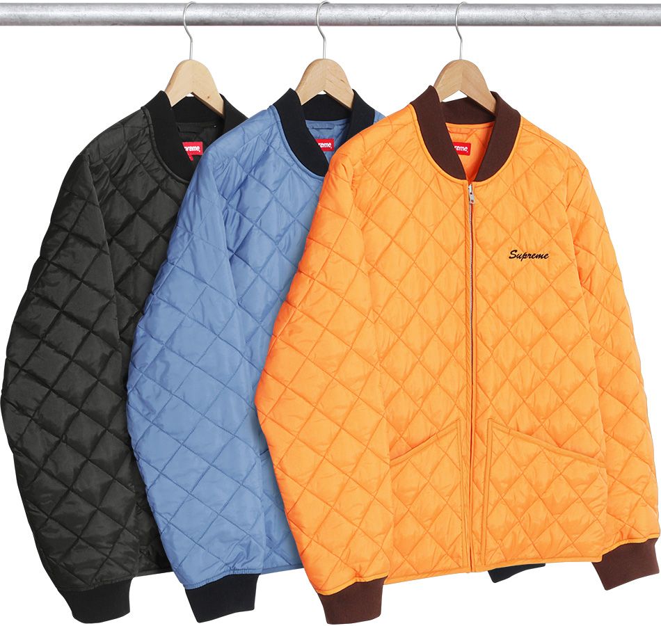 Quilted Lace Bomber Jacket Supreme