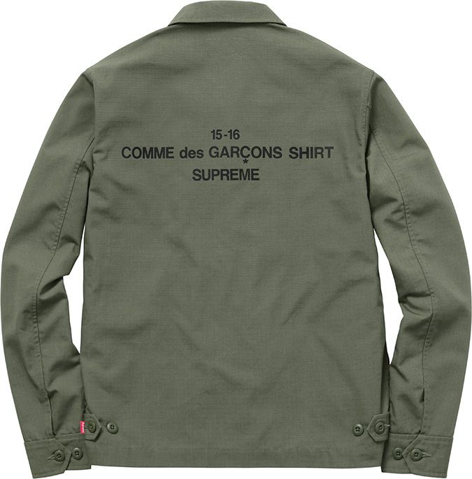 Supreme x comme des garcons jacket on sale