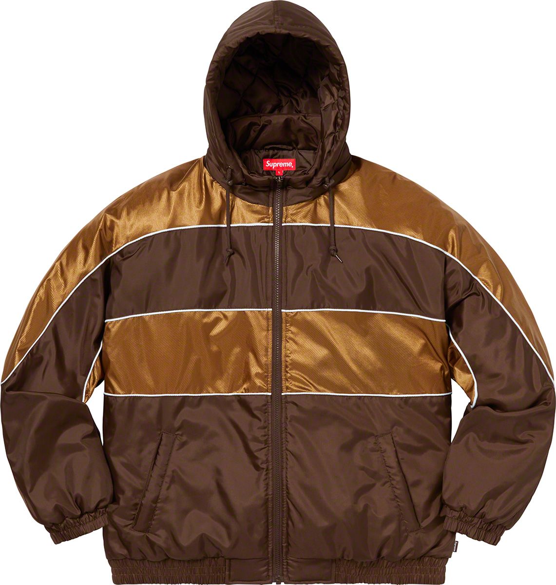 Sports Piping Puffy Jacket – Supreme