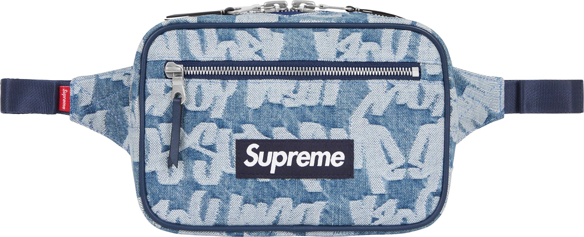 Fat Tip Jacquard Denim Waist Bag – Supreme