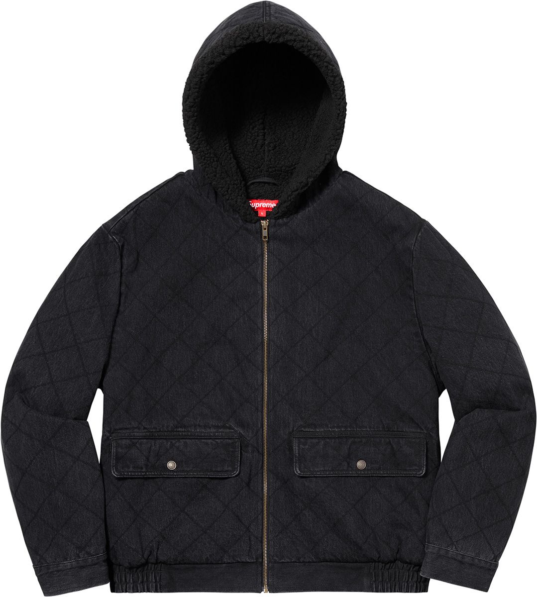 Supreme quilted denim pilot jacket online