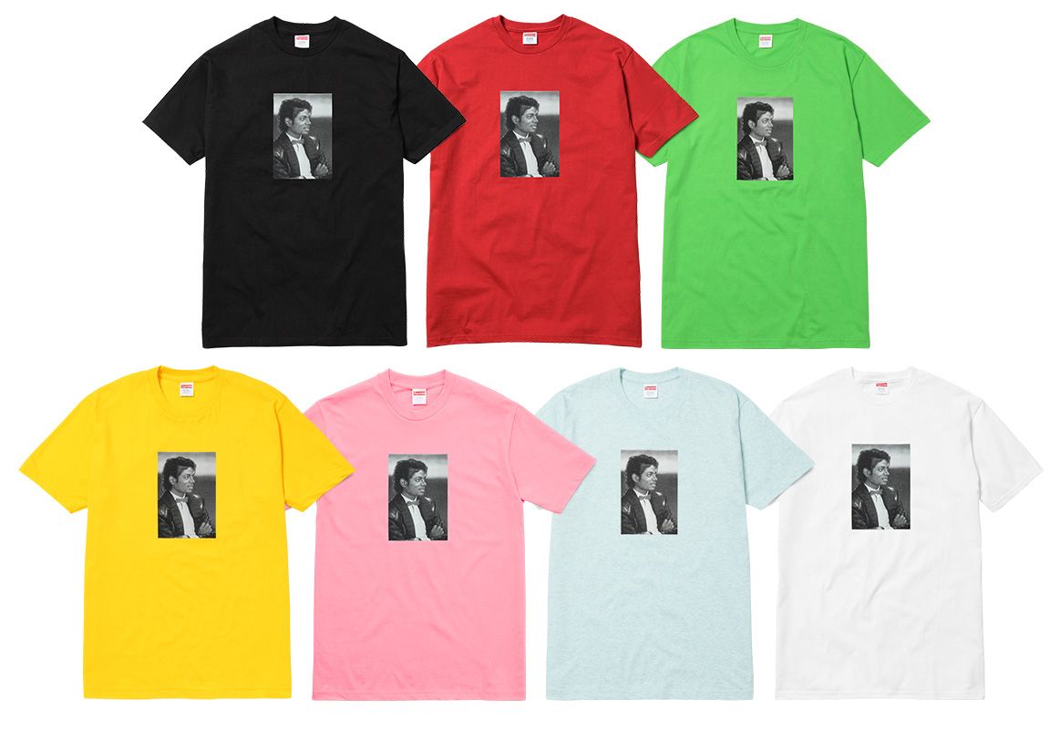 Michael jackson supreme t shirt best sale