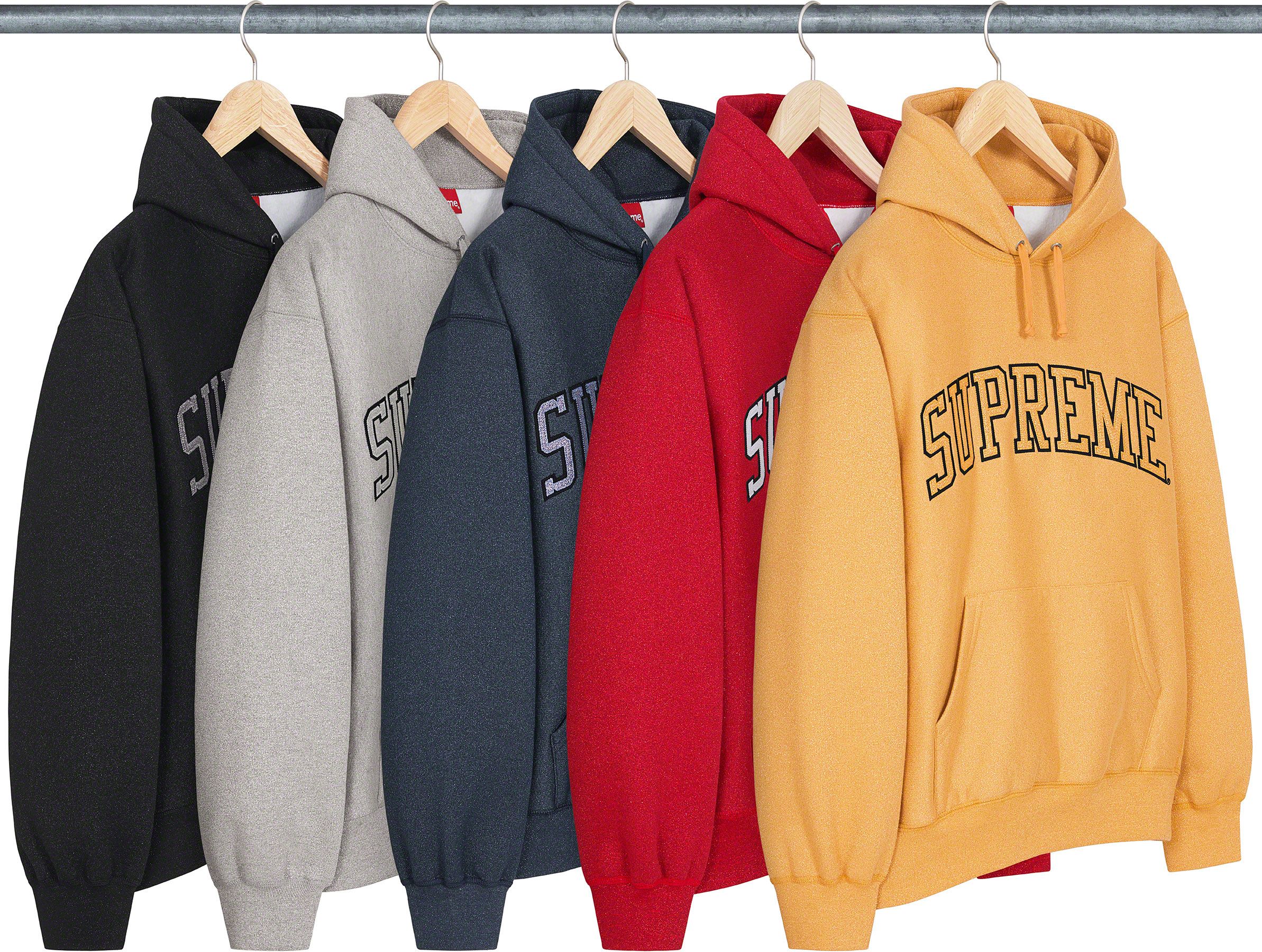 Supreme sequin arc hooded sweatshirt on sale